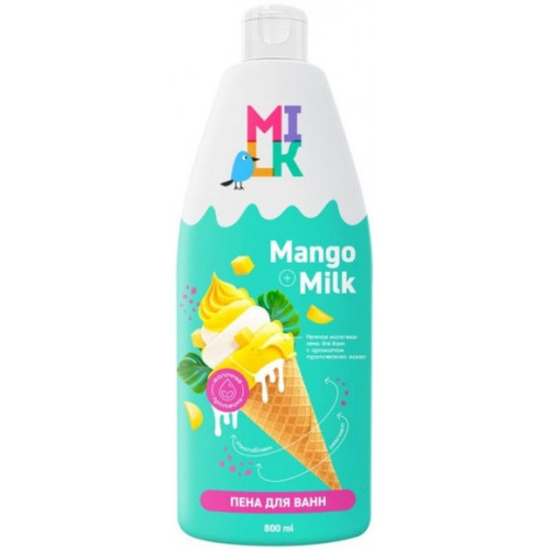 Пена для ванн Milk (Милк) Молоко и Манго, 800 мл Пена для ванн Milk (Милк) Молоко и Манго, 800 мл