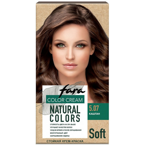 Краска для волос FARA (Фара) Natural Colors, 5.07 Каштан Краска для волос FARA (Фара) Natural Colors, 5.07 Каштан