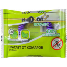 Браслет от комаров Nadzor (Надзор) резинка-спиралька, 120 часов