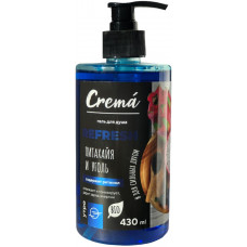 Крем-гель для душа CREMA Питахайя и Уголь, 430 мл