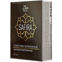 Платочки носовые SAFIRA неароматизированные (черные), 10 шт Платочки носовые SAFIRA неароматизированные (черные), 10 шт