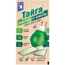 Пластины инсектицидные от комаров Тайга Хит, 10 шт Пластины инсектицидные от комаров Тайга Хит, 10 шт