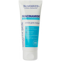 Разглаживающий крем для лица Novosvit (Новосвит) «Niacinamide», 75 мл