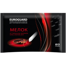 Мелок от тараканов, муравьев, клопов, блох Euroguard (Еврогард), 20 г Мелок от тараканов, муравьев, клопов, блох Euroguard (Еврогард), 20 г