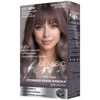 Краска для волос Fara (Фара) Classic, тон 537 Светло-русый пепельно-фиолетовый