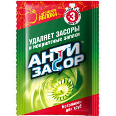 Средство Антизасор для удаления засоров в трубах с ароматом Яблока, 70 г