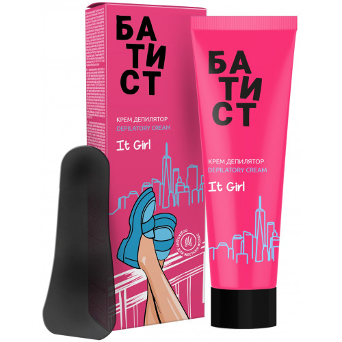 Крем-депилятор БАТИСТ IT girl для жестких волос, 100 мл Крем-депилятор БАТИСТ IT girl для жестких волос, 100 мл