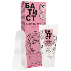 Крем-депилятор для лица БАТИСТ SENSITIVE с экстрактом розы, 50 мл Крем-депилятор для лица БАТИСТ SENSITIVE с экстрактом розы, 50 мл