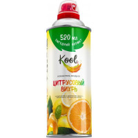 Освежитель воздуха Kool (Кул) Цитрусовый вихрь, 520 мл Освежитель воздуха Kool (Кул) Цитрусовый вихрь, 520 мл