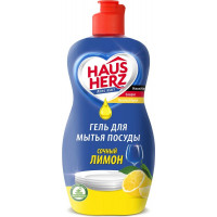 Средство для мытья посуды Haus Herz Сочный лимон, 450 мл