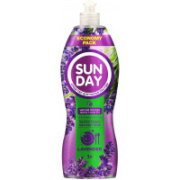 Средство для мытья посуды Sunday (Сандей) Лаванда парфюмированное, 1 л