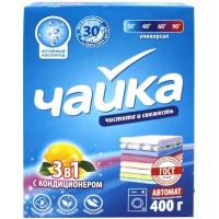 Порошок стиральный Чайка универсальный 3в1, автомат, 400 г