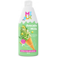 Крем-гель для душа Milk (Милк) Молоко и Авокадо, 500 мл
