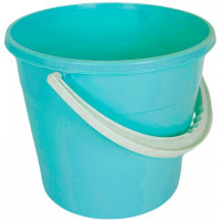 Ведро пищевое пластмассовое, цвет голубой, 5 л