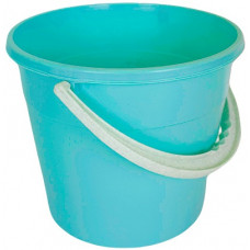 Ведро пищевое пластмассовое, цвет голубой, 5 л