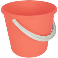 Ведро пищевое пластмассовое, цвет коралловый, 5 л