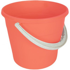 Ведро пищевое пластмассовое, цвет коралловый, 5 л