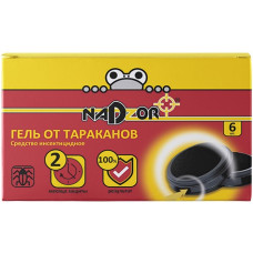 Гель от тараканов Nadzor (Надзор) в ловушке, 6 шт