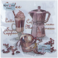 Салфетки сервировочные Fresco (Фреско) Кофе, 33х33 см, 20 шт Салфетки сервировочные Fresco (Фреско) Кофе, 33х33 см, 20 шт