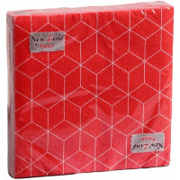 Салфетки сервировочные Fresco (Фреско) Кубики 3D Красные, 33х33 см, 20 шт Салфетки сервировочные Fresco (Фреско) Кубики 3D Красные, 33х33 см, 20 шт