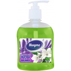 Жидкое мыло с дозатором МИНУТА Жасмин и шалфей, 500 мл
