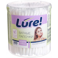 Ватные палочки Lure, стакан, 200 шт Ватные палочки Lure, стакан, 200 шт
