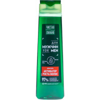 Шампунь для мужчин Чистая линия Активатор роста, 400 мл Шампунь для мужчин Чистая линия Активатор роста, 400 мл