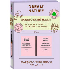Подарочный набор для женщин DREAM NATURE Diva (шампунь+бальзам для волос по 330 мл) Подарочный набор для женщин DREAM NATURE Diva (шампунь+бальзам для волос по 330 мл)