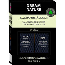 Подарочный набор для мужчин DREAM NATURE Drakkar (шампунь для волос + гель для душа по 330 мл) Подарочный набор для мужчин DREAM NATURE Drakkar (шампунь для волос + гель для душа по 330 мл)