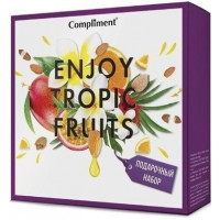 Подарочный набор Compliment Enjoy Tropic Fruits (гель для душа, гоммаж для лица) 