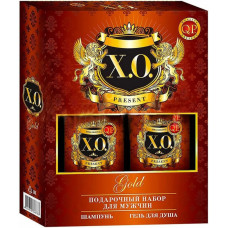 Подарочный набор для мужчин Х.О. Gold (гель для душа, шампунь для волос) Подарочный набор для мужчин Х.О. Gold (гель для душа, шампунь для волос)