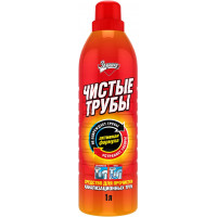Средство для прочистки труб Золушка Чистые трубы, 1000 мл Средство для прочистки труб Золушка Чистые трубы, 1000 мл