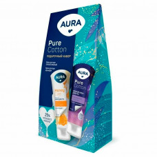 Подарочный набор AURA Pure Cotton Крем для рук 2 шт по 75 мл Подарочный набор AURA Pure Cotton Крем для рук 2 шт по 75 мл