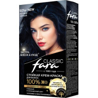 Краска для волос Fara (Фара) Classic, тон 501а - Иссиня-Чёрный