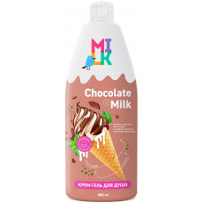 Крем-гель для душа Milk (Милк) Молоко и Шоколад, 800 мл