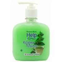 Жидкое крем-мыло Help (Хэлп) Зеленый чай, с дозатором, 300 мл Жидкое крем-мыло Help (Хэлп) Зеленый чай, с дозатором, 300 мл