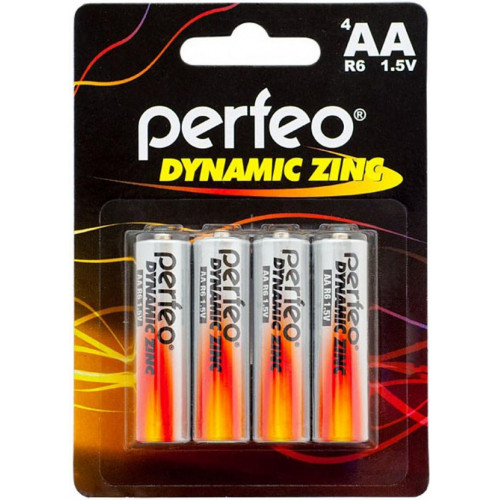 Батарейка Perfeo (Перфео) Dynamic Zinc, АА, R6, в блистере Батарейка Perfeo (Перфео) Dynamic Zinc, АА, R6, в блистере