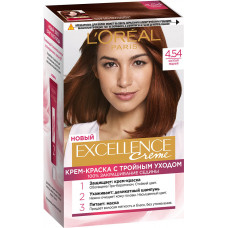 Краска для волос L'oreal (Лореаль) Excellence, тон 4.54 - Богатый медный