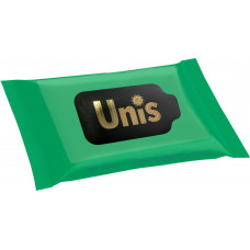 Влажные салфетки антибактериальные Unis Perfume Green, 15 шт Влажные салфетки антибактериальные Unis Perfume Green, 15 шт