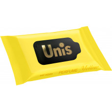 Влажные салфетки антибактериальные Unis Perfume Yellow, 15 шт Влажные салфетки антибактериальные Unis Perfume Yellow, 15 шт