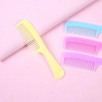 Расчёска с ручкой, капля, 14*3 см, цвет микс