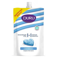 Жидкое крем-мыло Duru (Дуру) 1+1 Морские минералы Дой-пак, 450 мл