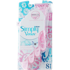 Одноразовые женские станки для бритья Gillette Simply Venus 3 (8 шт)