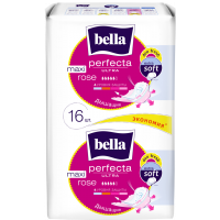 Гигиенические прокладки Bella Perfecta Ultra (Белла Перфекта Ультра) Махi Rose Deo Fresh, 5 капель, 16 шт