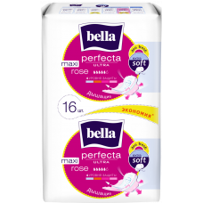 Гигиенические прокладки Bella Perfecta Ultra (Белла Перфекта Ультра) Махi Rose Deo Fresh, 5 капель, 16 шт