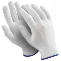 Перчатки нейлоновые Manipula «Микрон», цвет белый, размер 10 (L), 10 пар