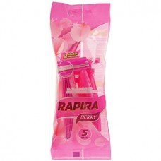 Одноразовые женские станки для бритья Rapira (Рапира) Berry, 5 шт
