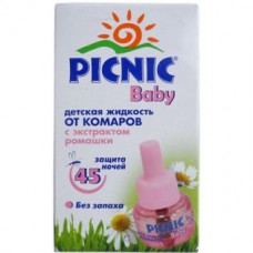 Детская жидкость от комаров Picnic Baby (Пикник Бэби) 45 ночей, 30 мл