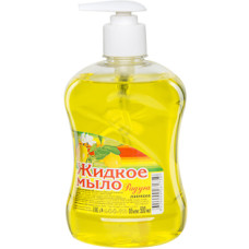 Жидкое мыло Радуга Лимон, с дозатором, 500 мл