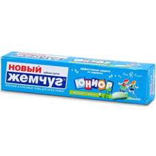 Зубная паста Новый Жемчуг Юниор Яблоко и мята, 50 мл